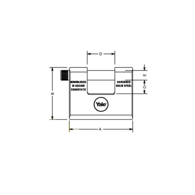 قفل کتابی فولادی یال یراق شاپ