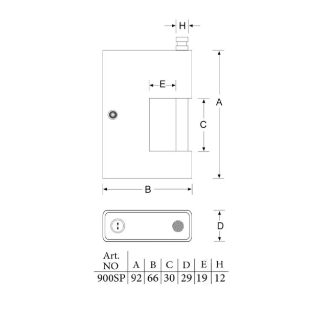 قفل کتابی SP900 پارس یراق شاپ